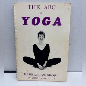 The ABC of Yoga by Kareen Zebroff TV Yoga Instructor Book 1971